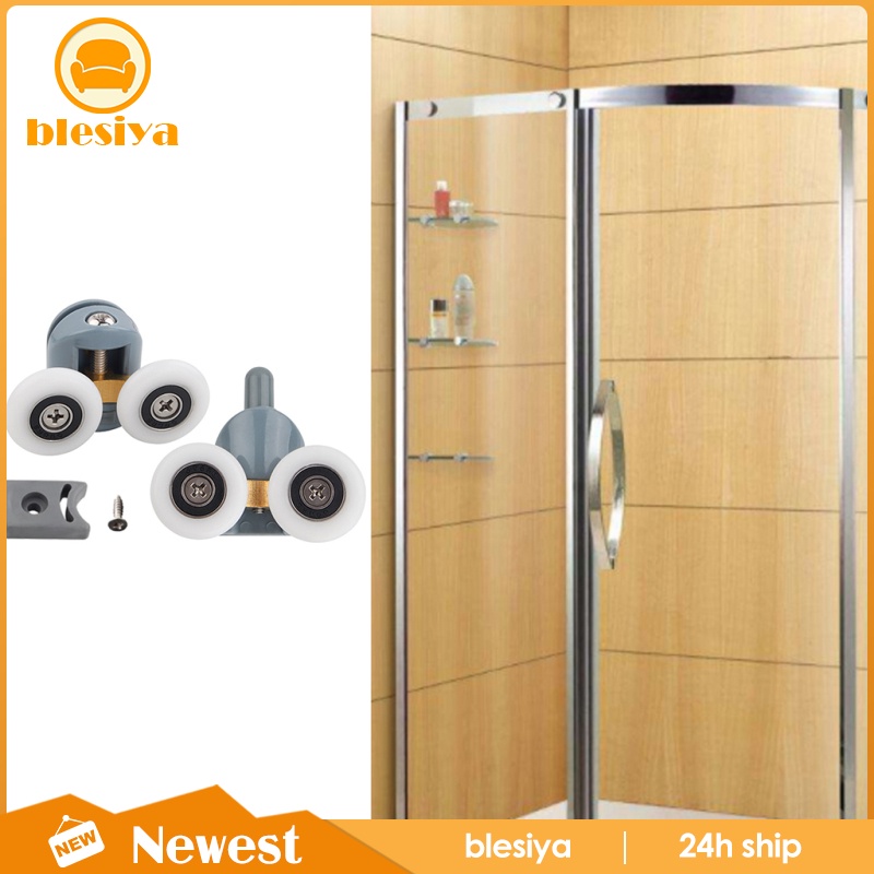 Bộ 2 Bánh Xe Ròng Rọc 23mm Cho Cửa Nhà Tắm