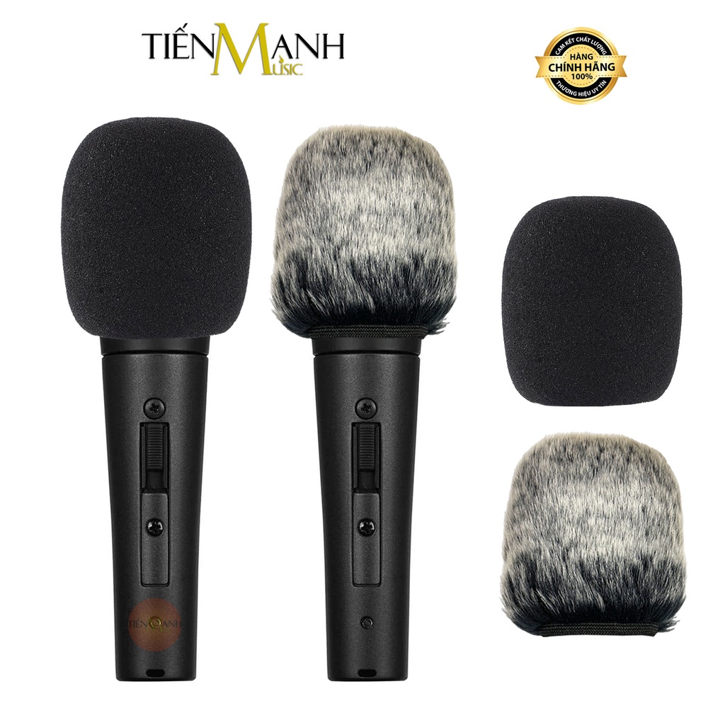 Mút Bọc Đầu Micro Karaoke Shure SM58, BETA58, BETA87, PGA48, PGA58 Bông Lọc Gió, Màng Lông Lọc Âm Cho Mic Thu Âm