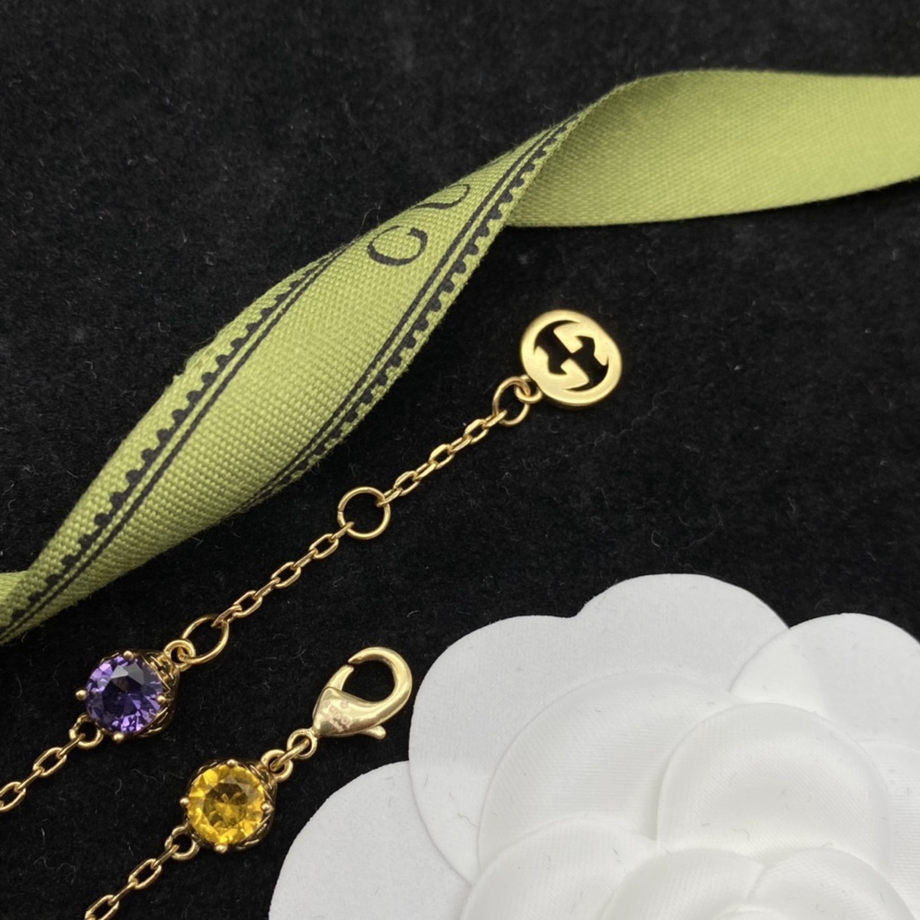 Gucci Bộ Trang Sức Nhẫn / Bông Tai / Vòng Tay Thanh Lịch Cho Nam Và Nữ