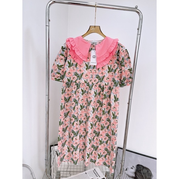 [ 𝐅𝐑𝐄𝐄 𝐒𝐇𝐈𝐏 ] ❤❤️váy hoa xinh suất sắc phom to dài chuẩn mẫu bầu bì bom chen thoải mái màu xinh quá chị em oi Em