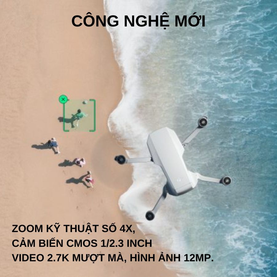 Combo máy bay điều khiển HOSAN flycam dji Mavic Mini 2 SE / Mini SE gimbal chống rung 3 trục, bay 10km thời gian bay