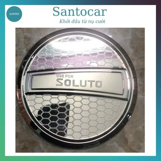 Ốp nắp bình xăng xe kia soluto 2019 - 2020 santocar