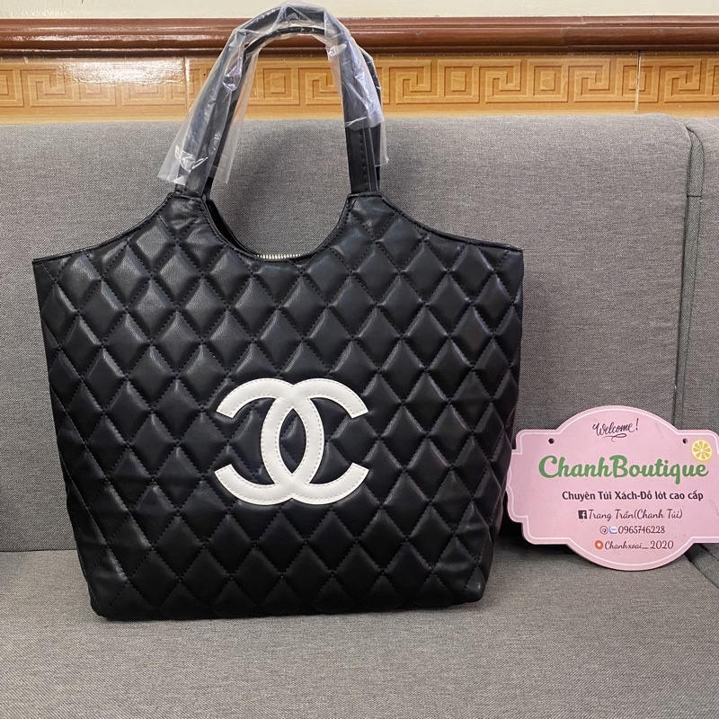 Túi tote #y.s.l ô trám da mềm size 35cm công sở