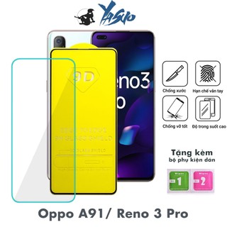 Kính Cường Lực Oppo Reno 3 Pro Trong Suốt Full Màn Tặng kèm khăn lau chống trầy xước rơi vỡ tặng kèm khăn lau
