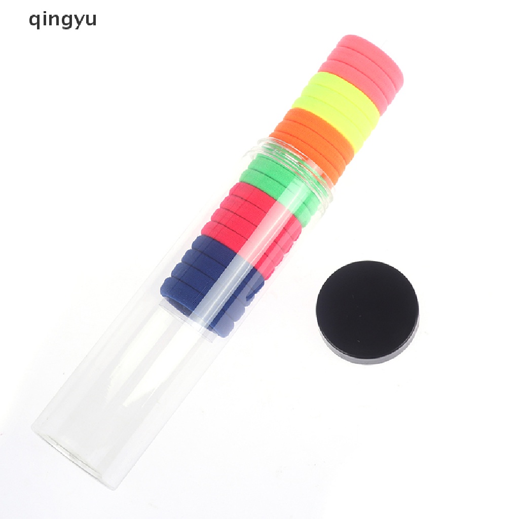 Bộ 20 Dây Cột Tóc Cao Su Co Giãn Nhiều Màu Sắc Cho Nữ