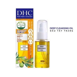 Dầu tẩy trang dhc deep cleansing oil 70ml nhật bản, dầu tẩy trang olive sạch sâu, dưỡng ẩm
