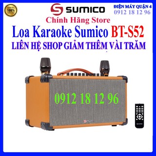 Loa karaoke sumico bt-s52 / sumico bt s52 - hàng chính hãng - mới 100%