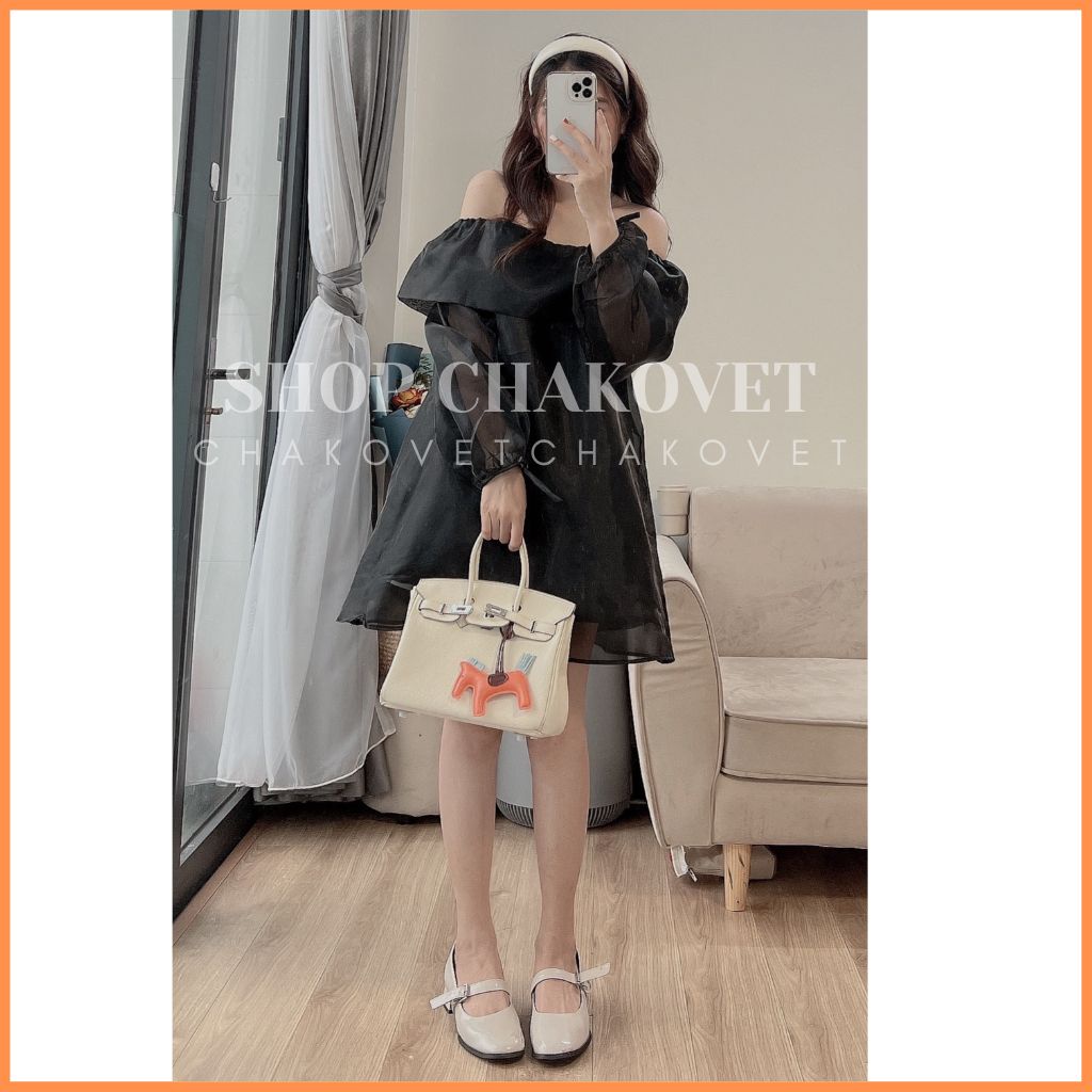 Áo Babydoll Hở Vai Tiểu Thư 2 Lớp A8569 Áo Voan Tơ Đũi Thiết Kế Tay Phồng Thời Thượng Đi Chơi Dự Tiệc Cực Xinh | BigBuy360 - bigbuy360.vn