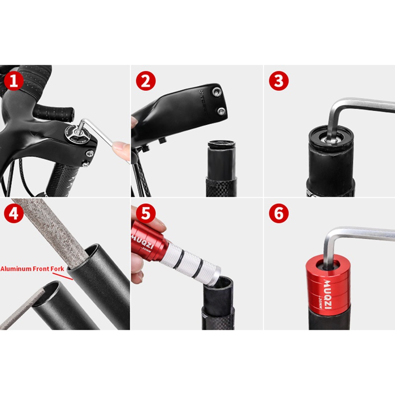 Thanh Nối Dài Phuộc Xe Đạp Bằng Hợp Kim Nhôm Và Sợi Carbon