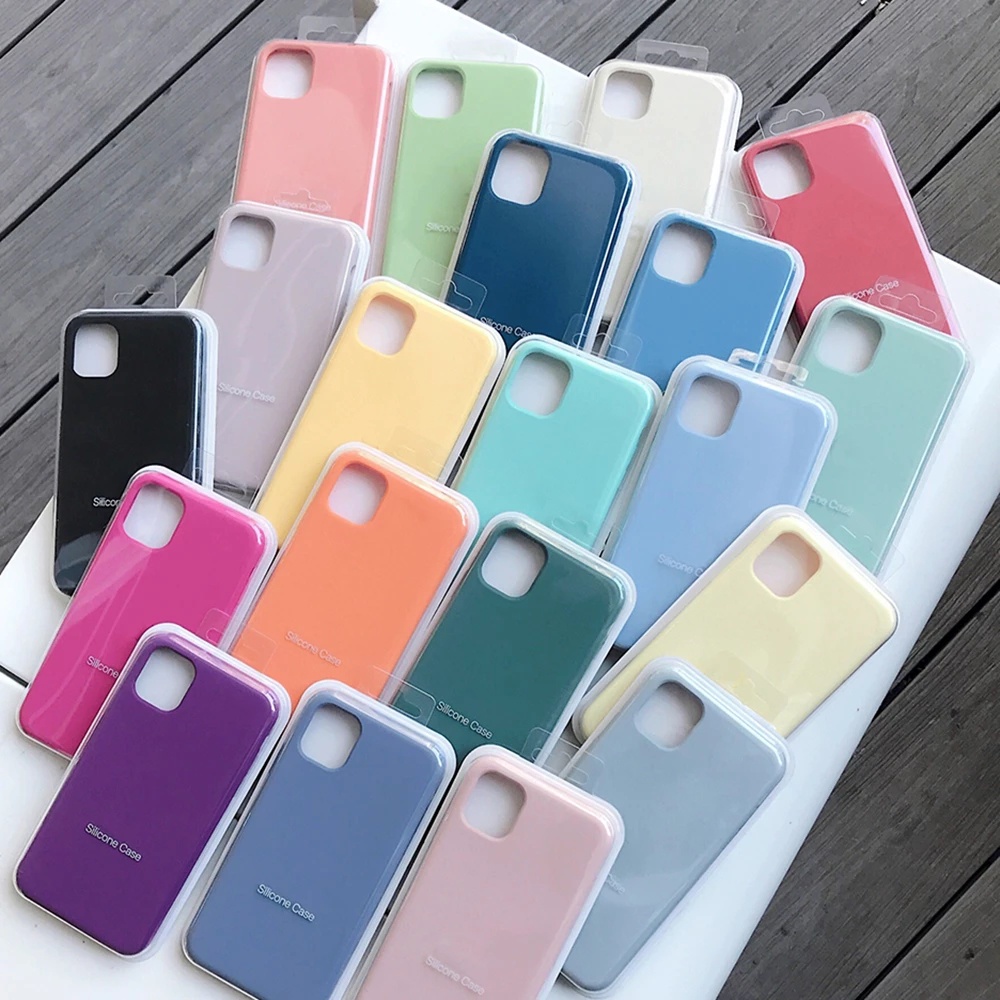 Ốp Điện Thoại Silicon In Logo Apple Sang Trọng Cho iPhone 11Pro Max