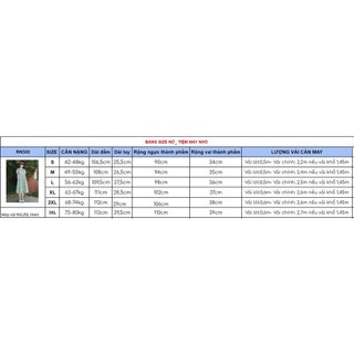 RN500_Rập giấy may rập đầm babydoll nữ