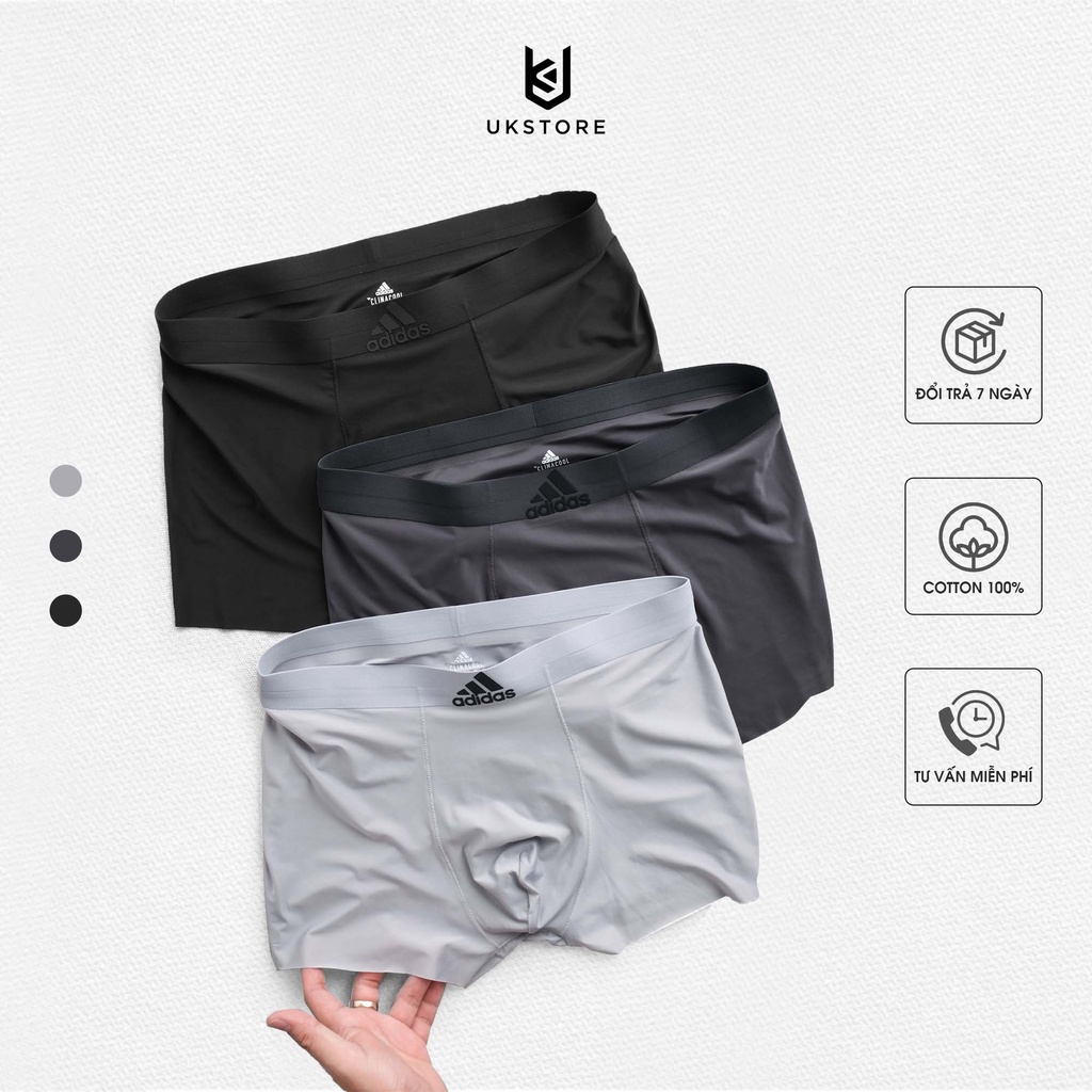 Quần Boxer Nam Chất Liệu Vải Lụa Siêu Mỏng Kháng Khuẩn Tự Nhiên