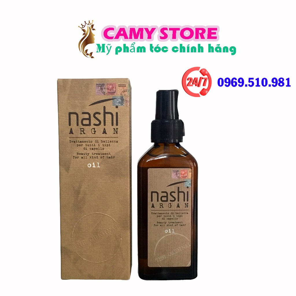 TINH DẦU DƯỠNG TÓC NASHI ARGAN 100ML bóng mượt, phục hồi tóc Camy Store