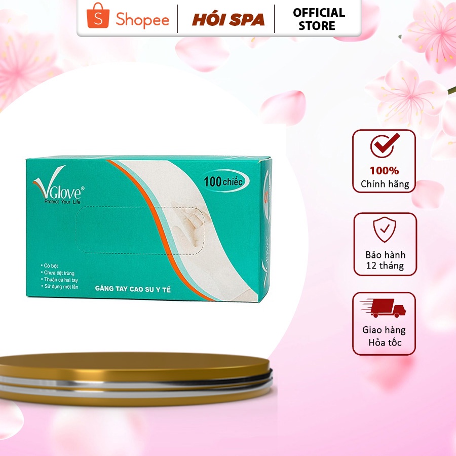(Sale) Găng Tay Không Bột Và Có Bột - Làm Giảm Béo Chăm Sóc Da Cho SPA Thẩm Mỹ Viện