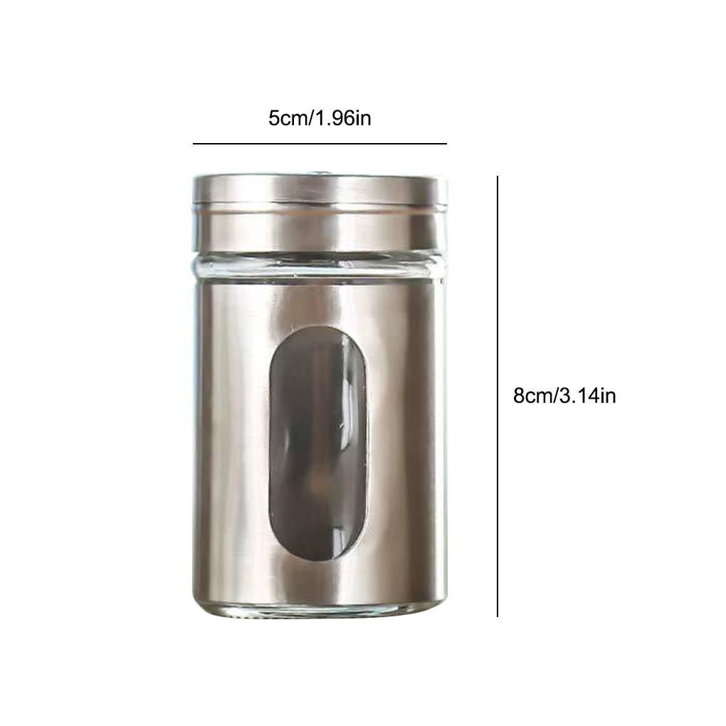 Giá Đỡ Lọ Gia Vị Bằng Thép Không Gỉ Có Thể Xoay Tiện Lợi Dành Cho Nhà Bếp