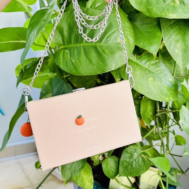 Túi xách nữ, túi đeo chéo dáng hộp vuông xinh xắn