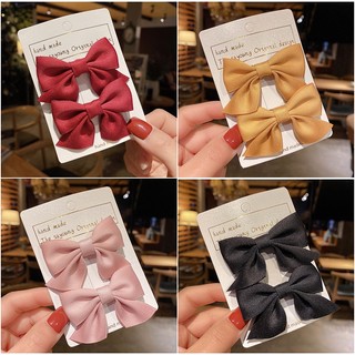 1 Cặp Kẹp Tóc Nơ Cho Bé Gái