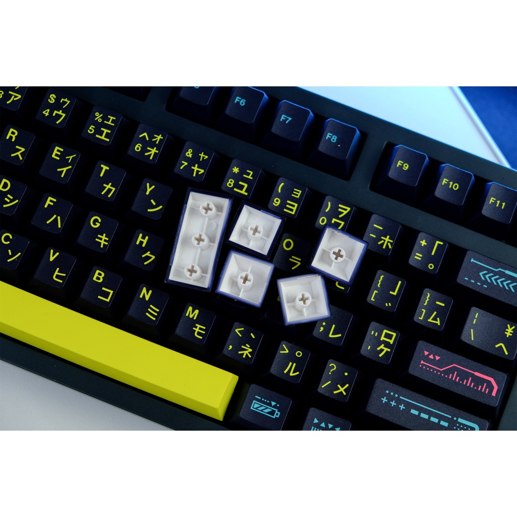 GMK Awakening Keycap, 130 Phím Keycaps PBT Cherry Profile DYE-SUB Cá Nhân Keycaps GMK Cho Bàn Phím Cơ