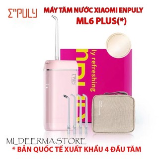 Máy tăm nước nhập khẩu cao cấp Xiaomi Enpuly ML6 PLUS/ ML8 nhỏ gọn, tiện dụng, công suất mạnh, 3 chế độ áp lực nước