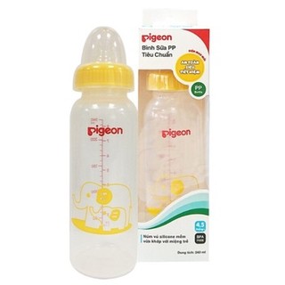 Bình Sữa Pigeon PP Tiêu Chuẩn (120ml - 240ml)