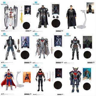 Mcfarlane justice league superman batman kinetic má hồng