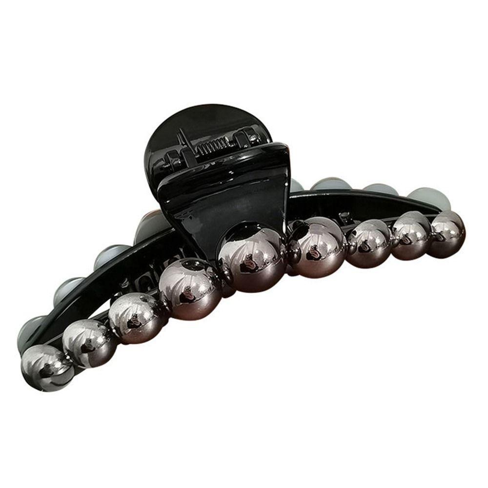 Kẹp Tóc Hình Cá Mập Màu Đen Đính Hạt Dễ Thương Cho Bạn Gái