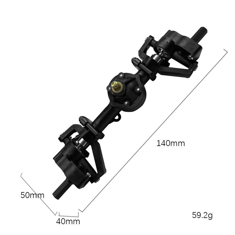 Trục Trước Thay Thế Cho Xe Điều Khiển LDRC LD-P06 LD P06 Unimog Tỉ Lệ 1 / 12