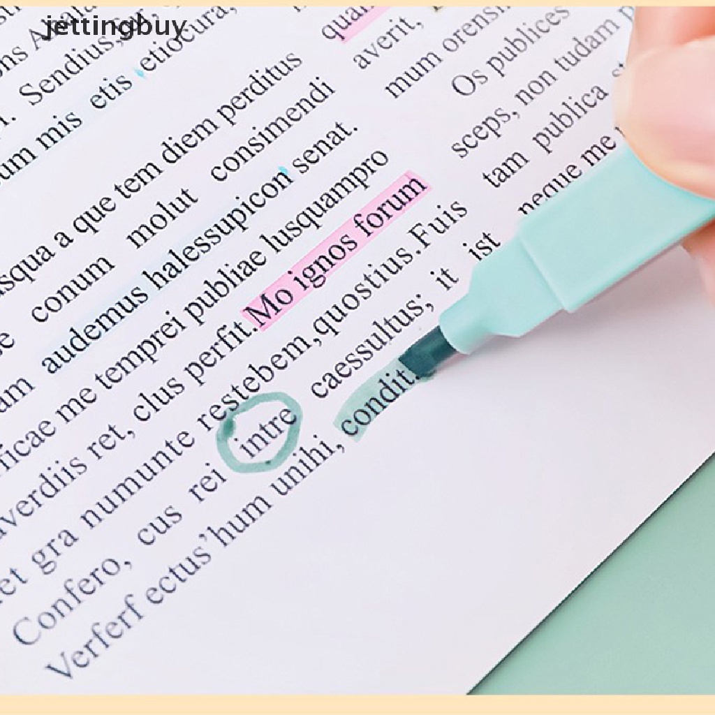 Bộ 6 Cây Bút Lông Hai Đầu Màu Pastel Xinh Xắn