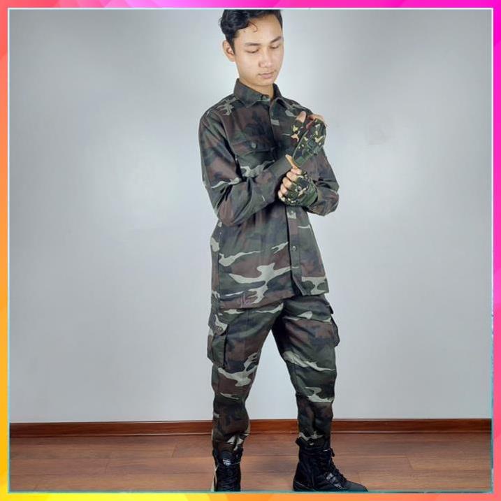 Bộ Quần Áo Lính Mỹ US ARMY, Quần Áo Túi Hộp Chiến Thuật Rằn Ri armyshop