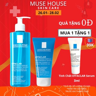 Sữa Rửa Mặt La Roche Posay 400ml 200ml 50ml Cho Da Dầu Mụn Nhạy Cảm Effaclar Gel