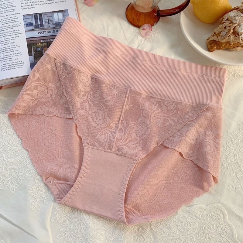 Quần lót cao cấp Chip cottong gel phối ren xịn xinh