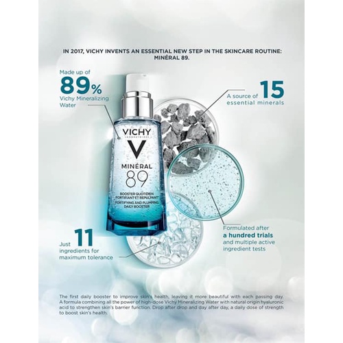 Serum Vichy Khoáng Phục Hồi Chuyên Sâu Mineral 89 50ml Chính hãng