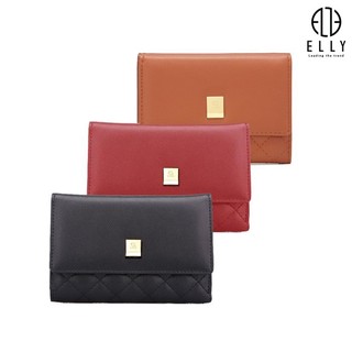 Ví nữ cầm tay thời trang cao cấp ELLY đỏ , đen phong cách trẻ trung hiện đại bảo hành 3 tháng – EVH72