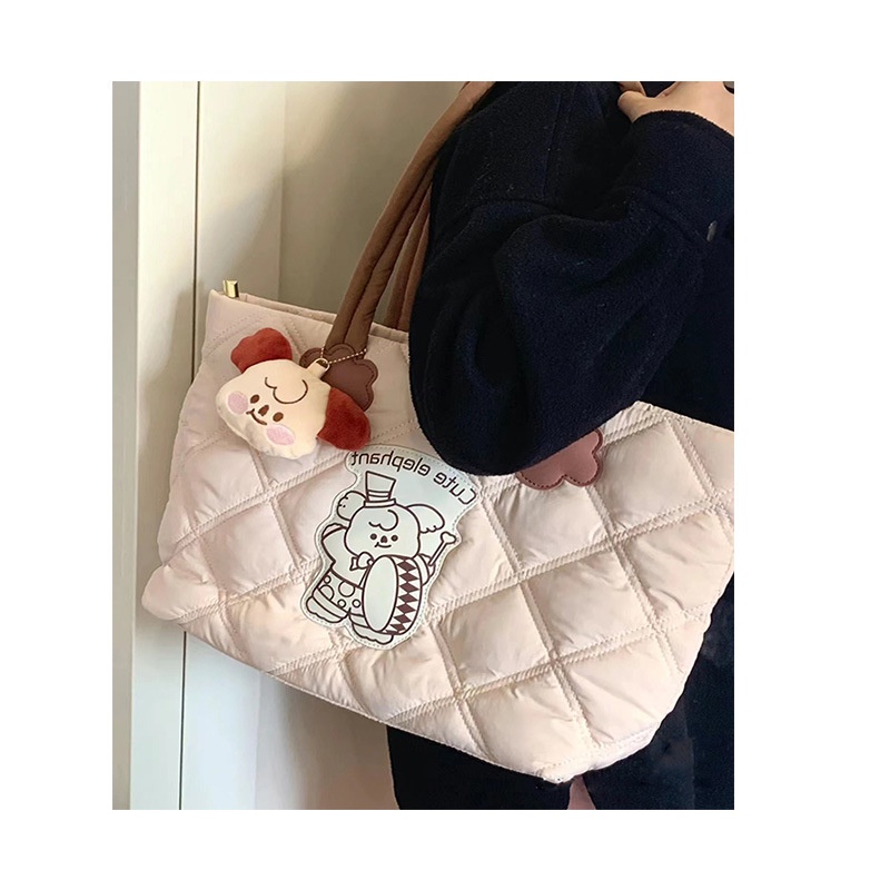 Túi Đeo JASMIN NOIR Chéo Nắp Gập Họa Tiết Caro Đơn Giản Thời Trang Cho Nữ