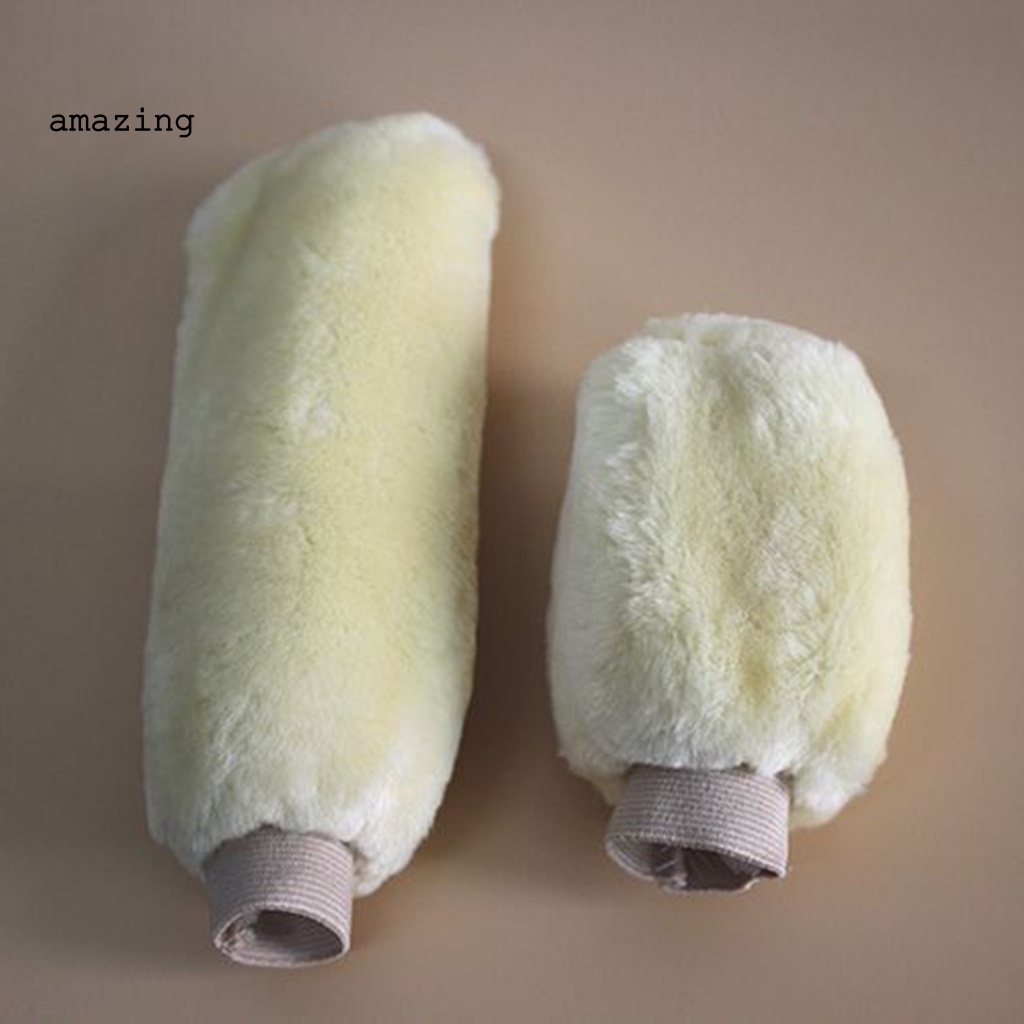 1 Bộ Vỏ Bọc Cần Gạt Phanh Tay Mềm Không Trơn Có Vỏ Bọc Cần Gạt Số Cho Xe Hơi