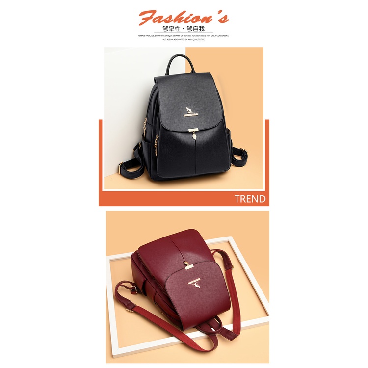 Ba Lô Da Mềm Thời Trang Cho Nữ