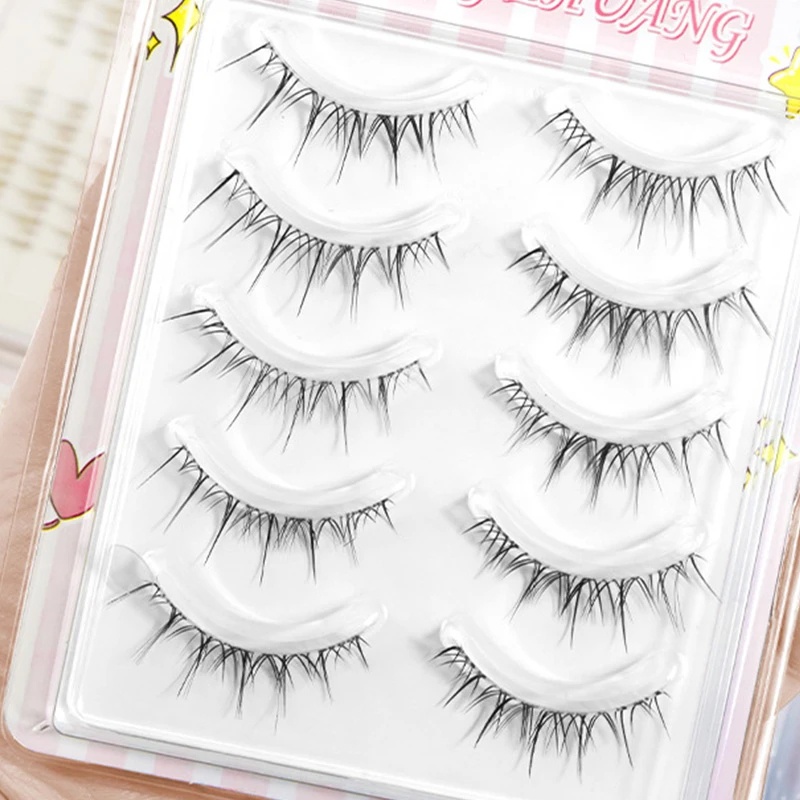 Hộp 5 Cặp Lông Mi Giả 3D Hóa Trang Quỷ Nhỏ Cho Nữ