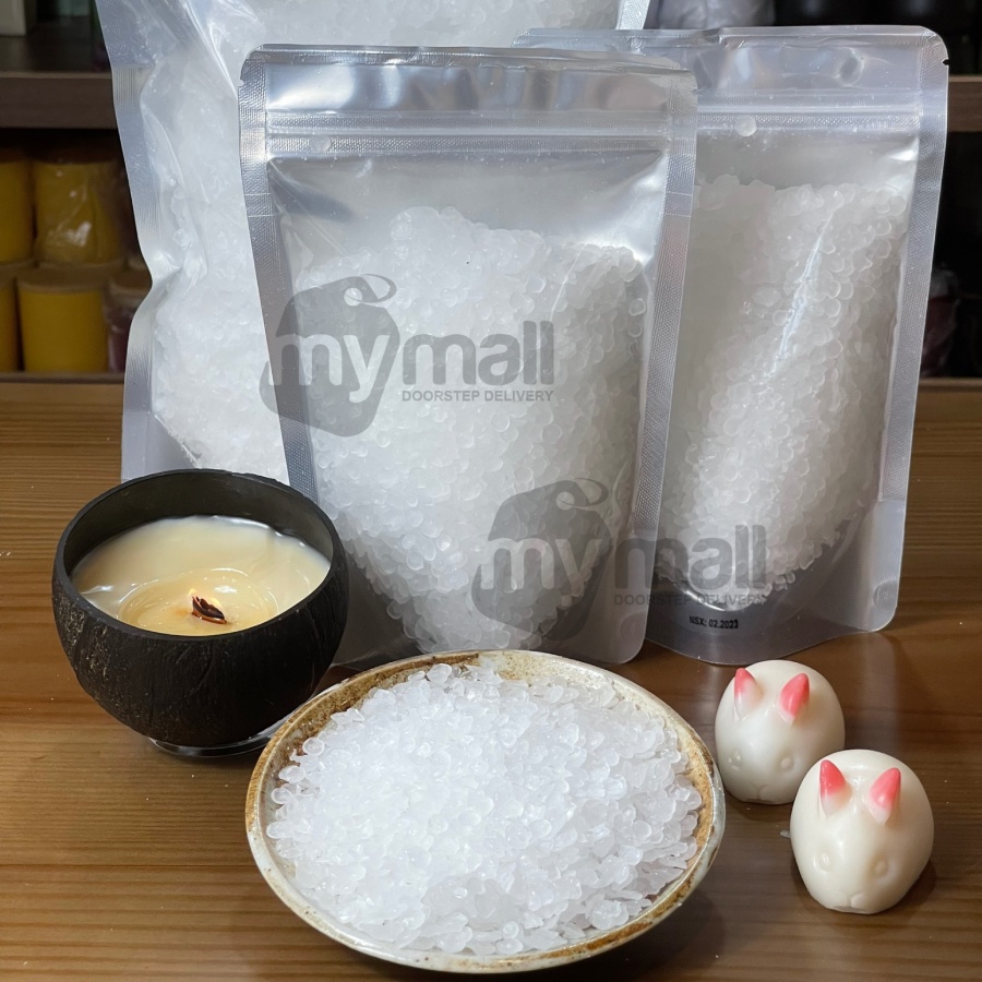 Sáp Ong tổng hợp Beeswax Làm Nến Thơm, mỹ phẩm handmade dạng viên, màu trắng, không mùi