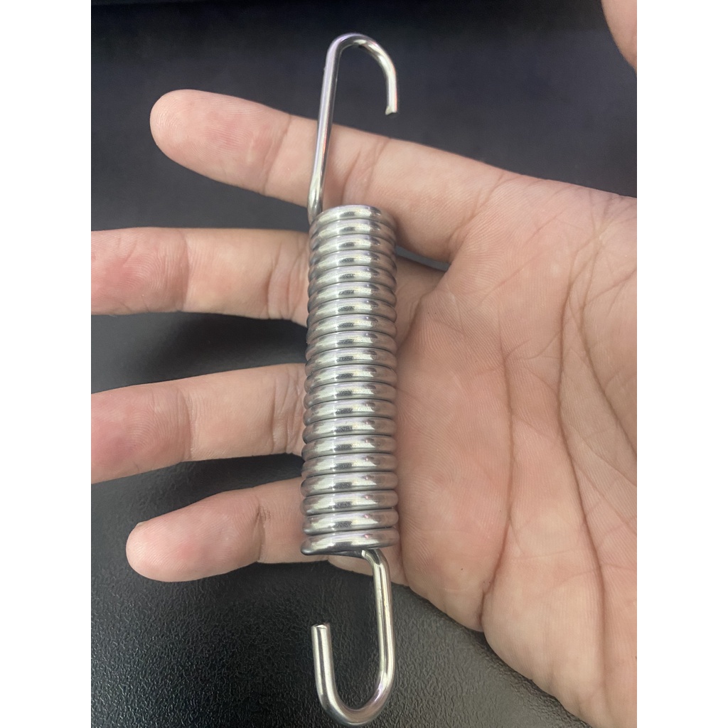 Lò xo chân chống Inox 304 gắn cho các dòng xe Honda-Yamaha