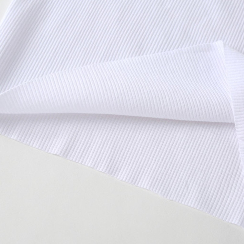 Áo Croptop Dệt Kim Sát Nách Cổ Tròn In Chữ Thời Trang Mùa Hè Cho Nữ