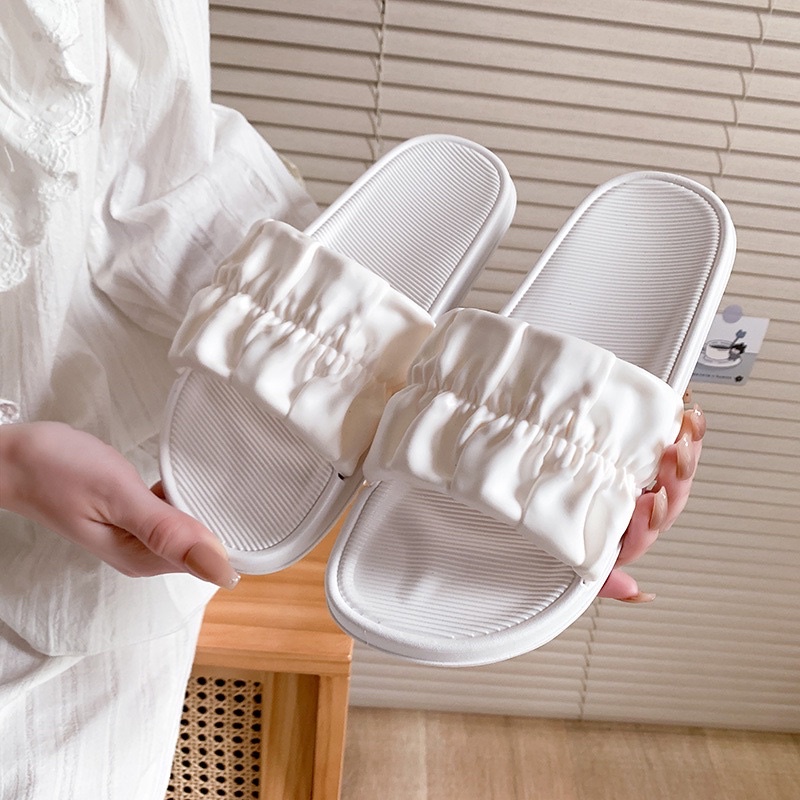 Dép lê quai ngang nhún cực xinh - thời trang mùa hè