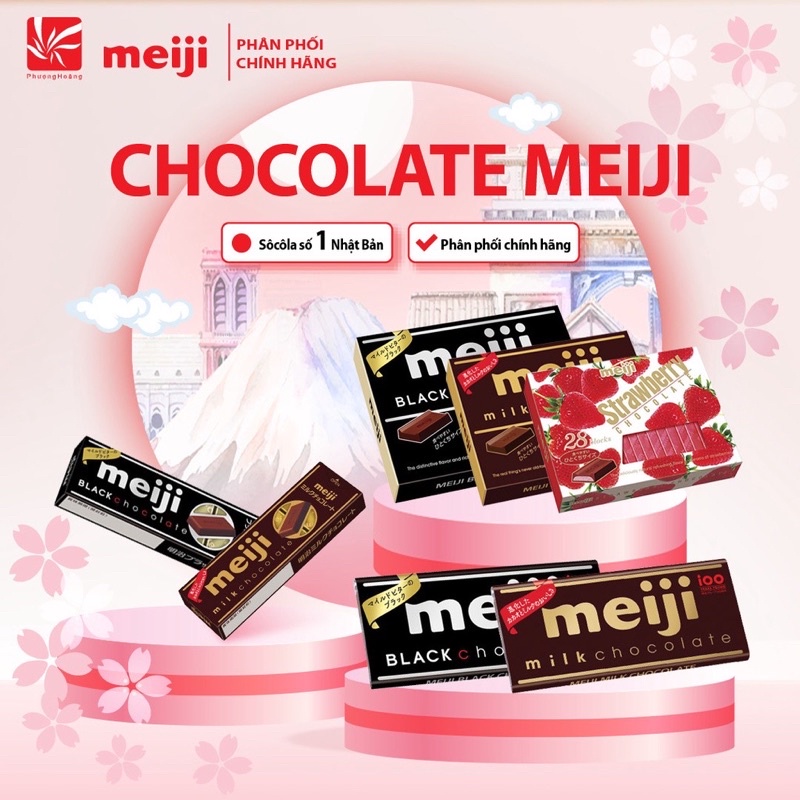 Socola Meiji Nhật Thanh Mini 41g