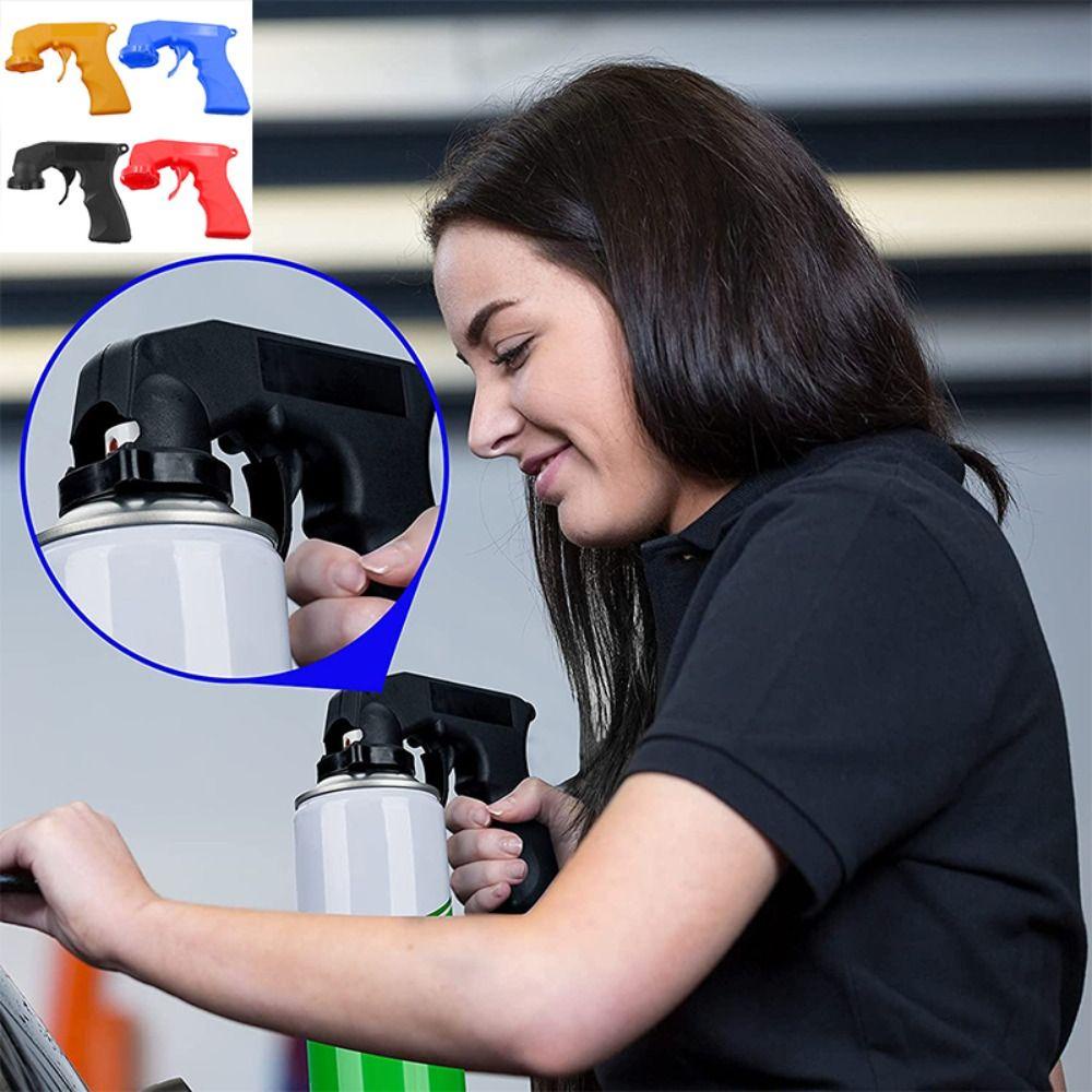 Ahour1 Bình Khí Kích Hoạt Tay Cầm Chăm Sóc Sơn Kích Hoạt Chuyên Nghiệp Airbrush Xịt Adapter Kích Hoạt Khóa Cổ Bình Khí Dụng Cụ Phụ Kiện Xịt Lon Giá Đỡ