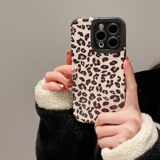 Ốp Điện Thoại Da Cừu Mềm Họa Tiết Da Báo Quyến Rũ Cho IPhone 6S 7 8 14 Plus 7 + 8 + X XR SE 2020 XS Max 11 12 13 14 Pro Max Mini Shin Case