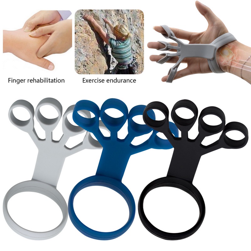 1 Dụng Cụ Luyện Tập Cơ Ngón Tay Bằng Silicone Tiện Dụng