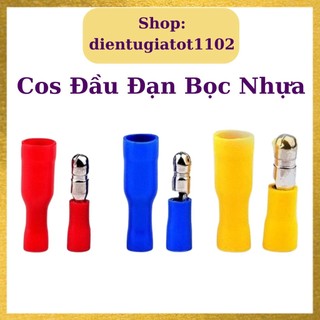 100 Bộ cos đầu đạn,đầu cos nối dây điện