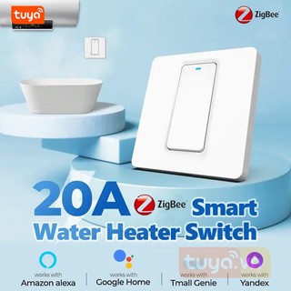 Công tắc cơ zigbee công suất lớn 20a hình vuông tuya zfw5-eu