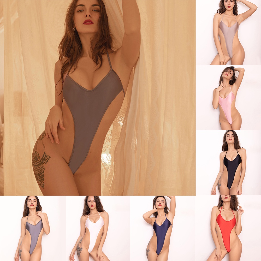 Frauen-Body Thong Leotard 1 Piece Bodycon Bodysuit Figurbetonter Bodysuit