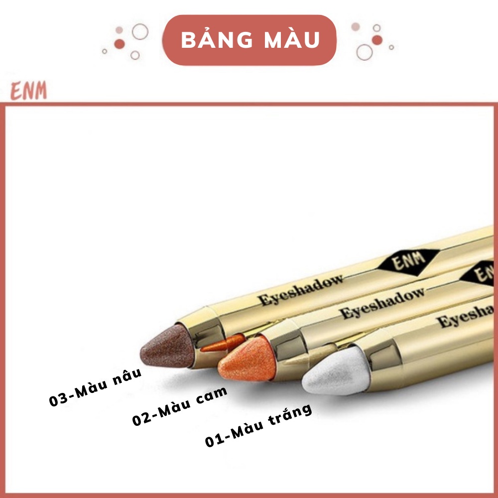 Combo 3 cây bút phấn mắt ENM - Bút phấn mắt 3 màu tạo hiệu ứng mắt to lấp lánh
