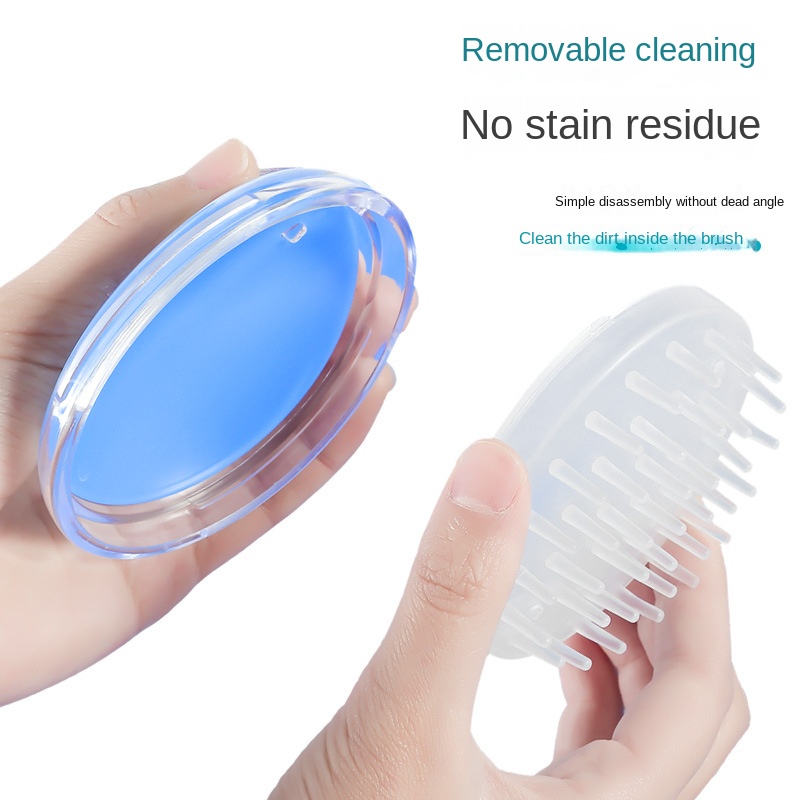 Lược Silicone Mát Xa Da Đầu Cầm Tay Tiện Dụng